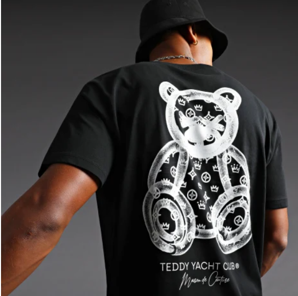 T-Shirt Noir Looney Tunes x Teddy Yacht Club - 4 Modèles - oversize