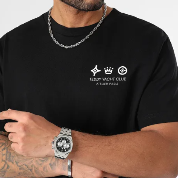 T-Shirt Noir Looney Tunes x Teddy Yacht Club - 4 Modèles - oversize